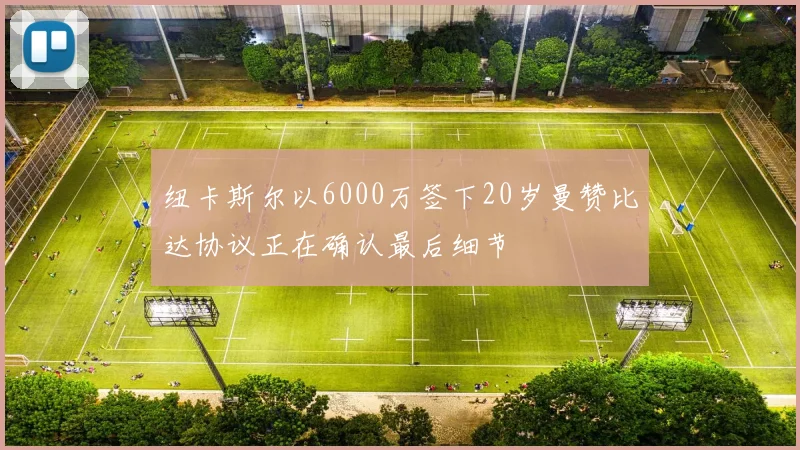 纽卡斯尔以6000万签下20岁曼赞比达协议正在确认最后细节